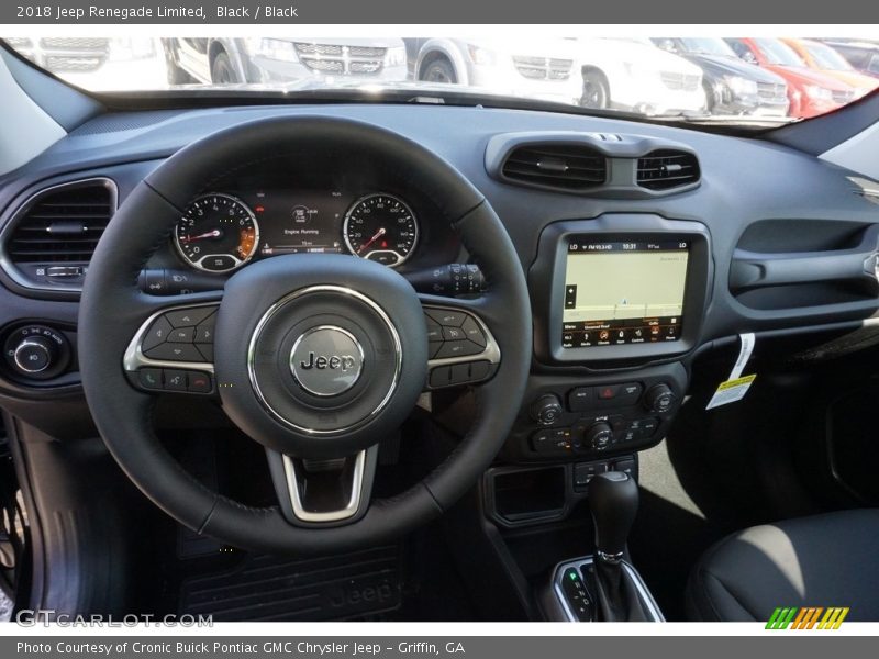 Black / Black 2018 Jeep Renegade Limited