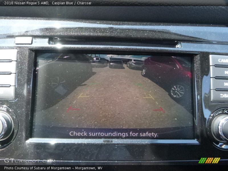 Caspian Blue / Charcoal 2018 Nissan Rogue S AWD