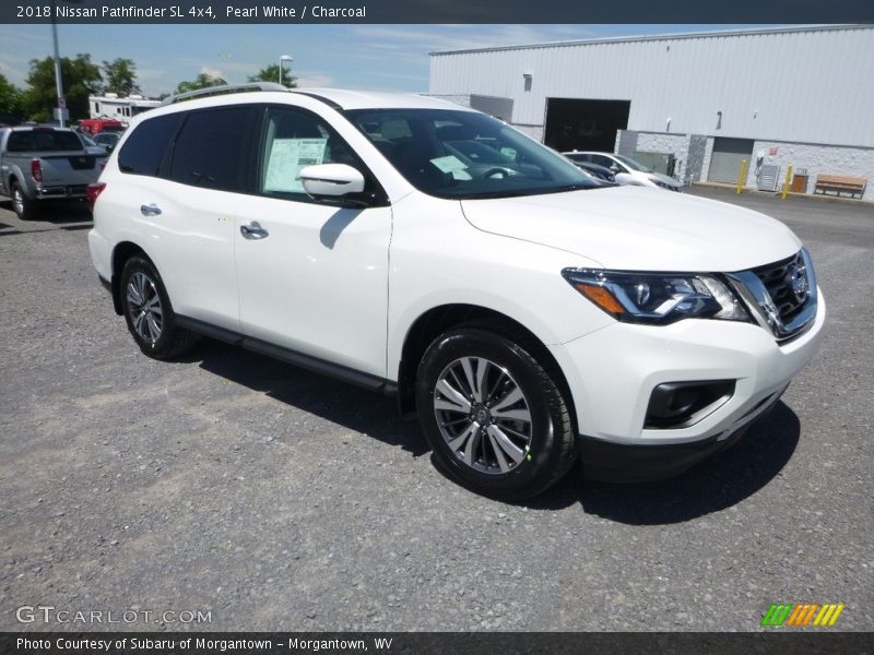 Pearl White / Charcoal 2018 Nissan Pathfinder SL 4x4