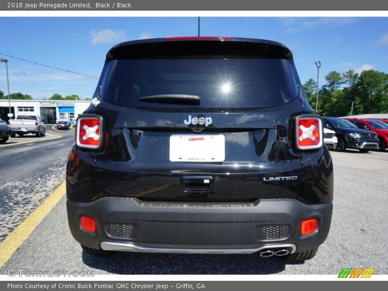 Black / Black 2018 Jeep Renegade Limited