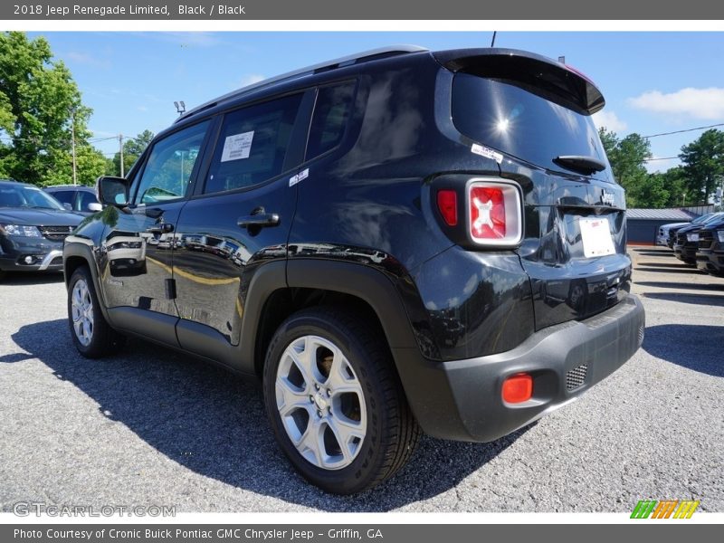 Black / Black 2018 Jeep Renegade Limited