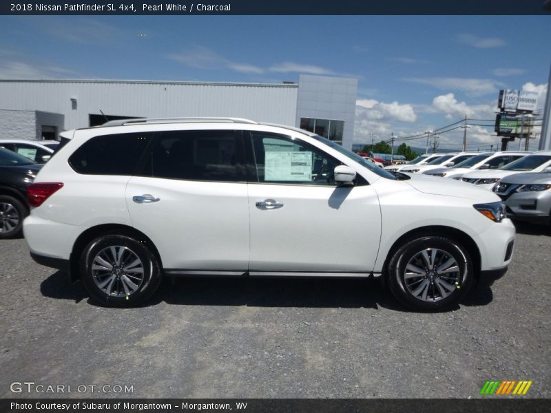 Pearl White / Charcoal 2018 Nissan Pathfinder SL 4x4