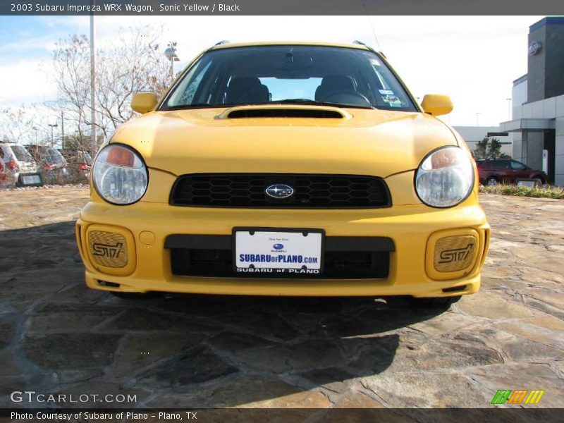 Sonic Yellow / Black 2003 Subaru Impreza WRX Wagon