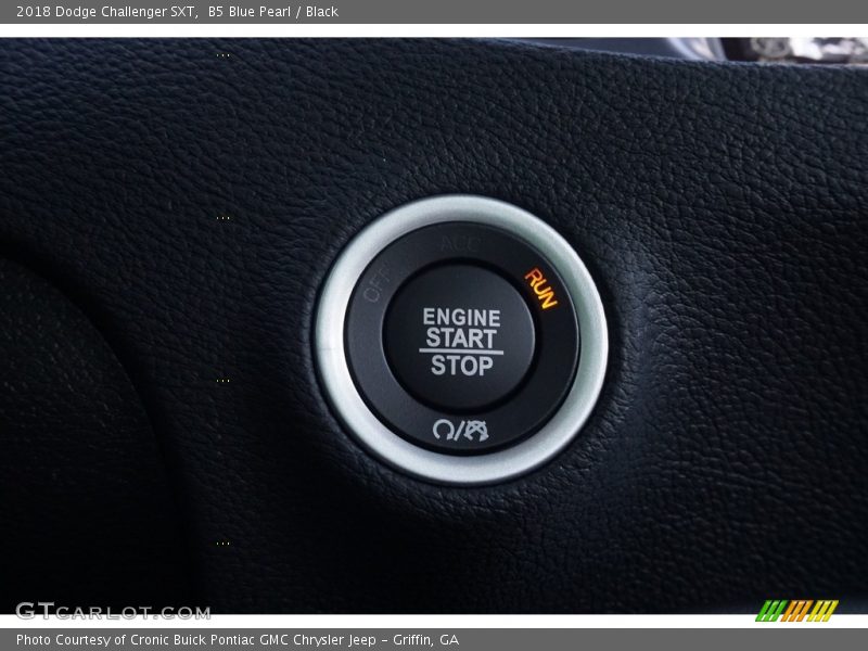 B5 Blue Pearl / Black 2018 Dodge Challenger SXT