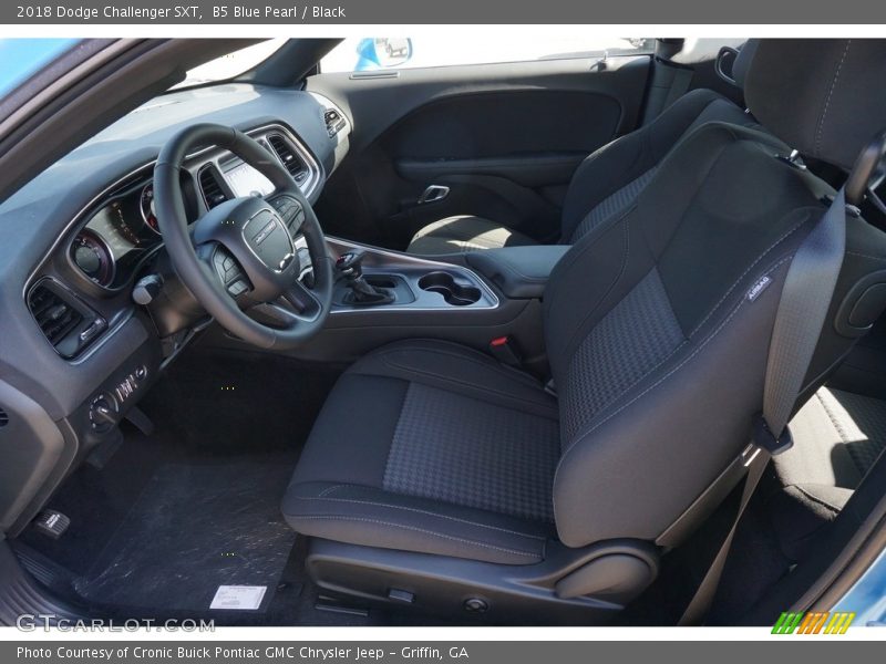 B5 Blue Pearl / Black 2018 Dodge Challenger SXT