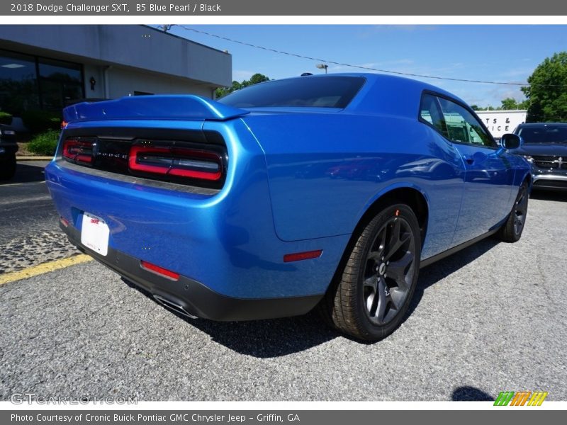 B5 Blue Pearl / Black 2018 Dodge Challenger SXT