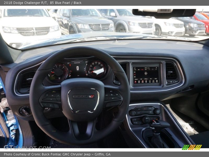 B5 Blue Pearl / Black 2018 Dodge Challenger R/T