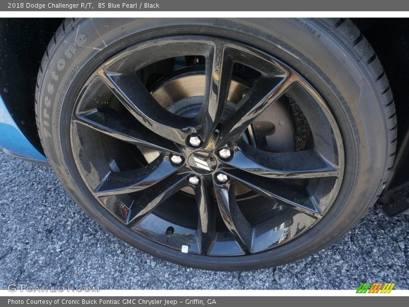 B5 Blue Pearl / Black 2018 Dodge Challenger R/T