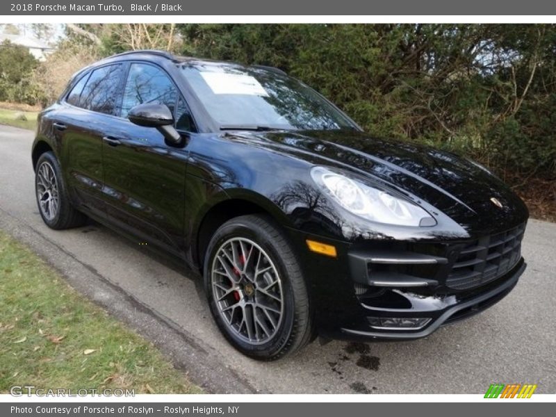 Black / Black 2018 Porsche Macan Turbo