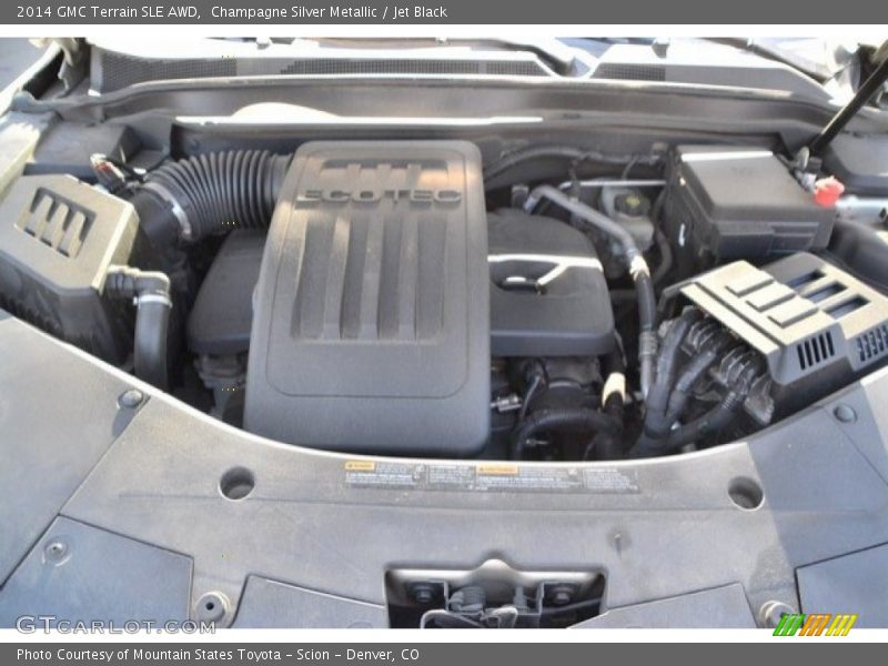 Champagne Silver Metallic / Jet Black 2014 GMC Terrain SLE AWD