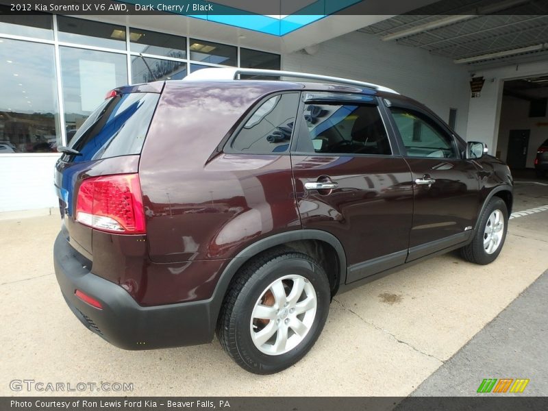 Dark Cherry / Black 2012 Kia Sorento LX V6 AWD