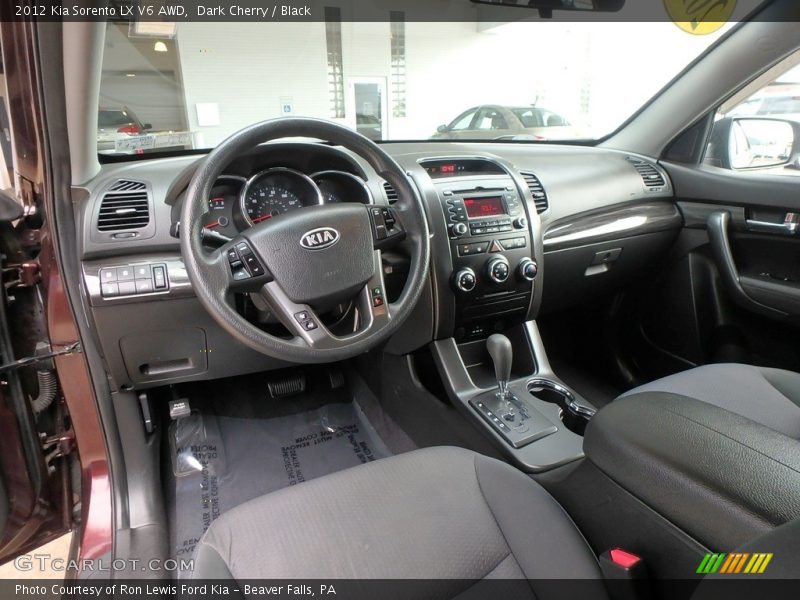 Dark Cherry / Black 2012 Kia Sorento LX V6 AWD
