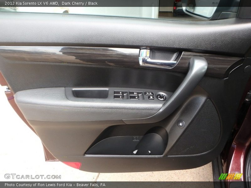 Dark Cherry / Black 2012 Kia Sorento LX V6 AWD