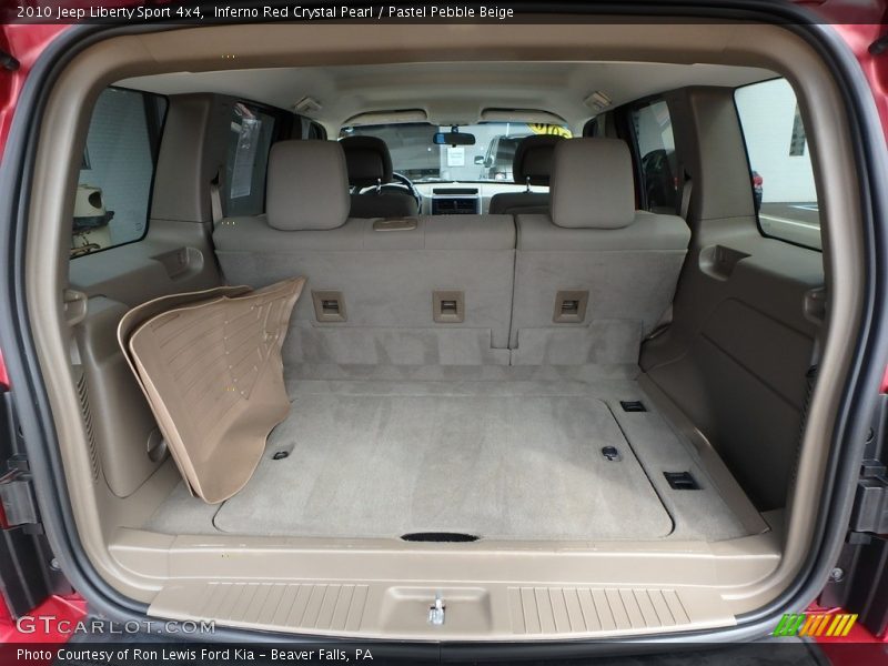 Inferno Red Crystal Pearl / Pastel Pebble Beige 2010 Jeep Liberty Sport 4x4