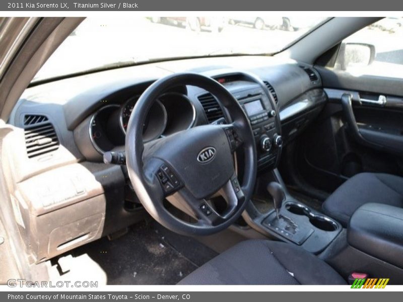 Titanium Silver / Black 2011 Kia Sorento LX