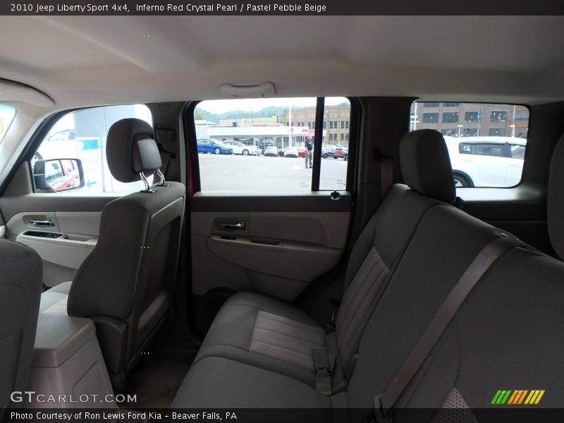 Inferno Red Crystal Pearl / Pastel Pebble Beige 2010 Jeep Liberty Sport 4x4