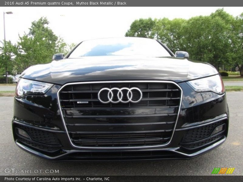 Mythos Black Metallic / Black 2016 Audi A5 Premium quattro Coupe