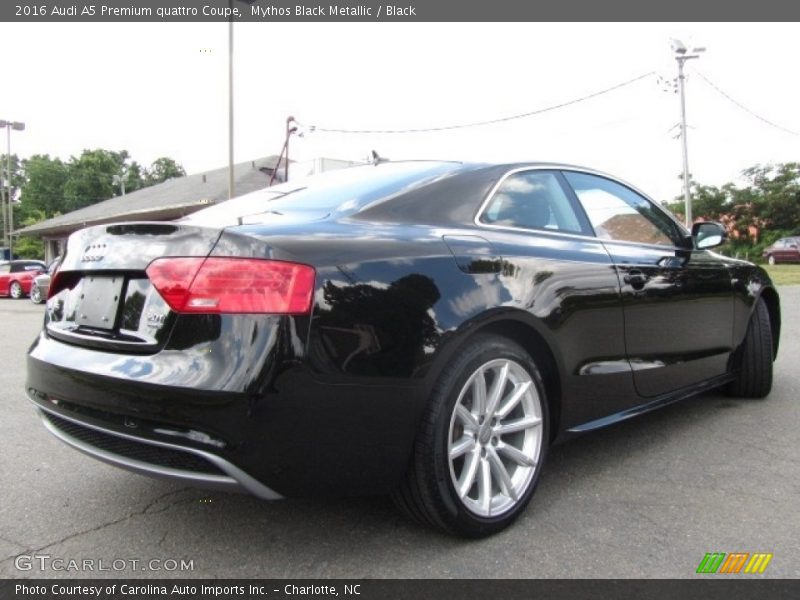 Mythos Black Metallic / Black 2016 Audi A5 Premium quattro Coupe