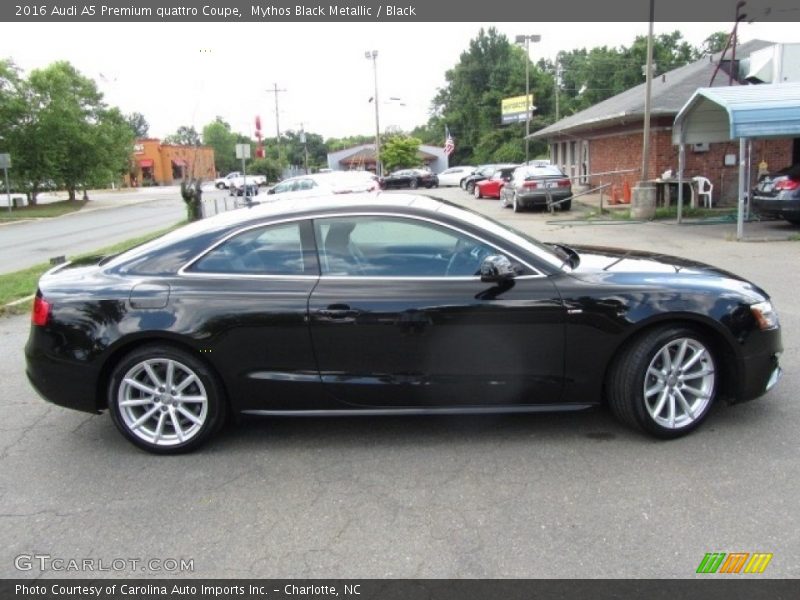 Mythos Black Metallic / Black 2016 Audi A5 Premium quattro Coupe