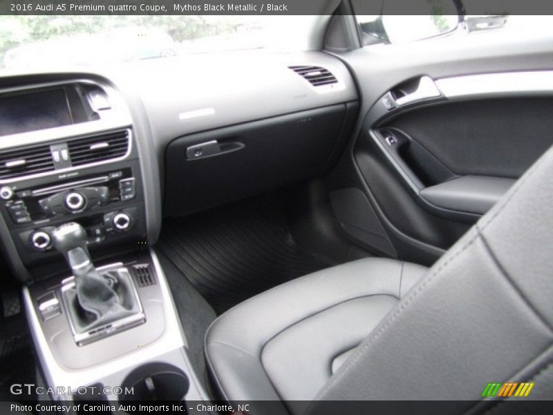 Mythos Black Metallic / Black 2016 Audi A5 Premium quattro Coupe