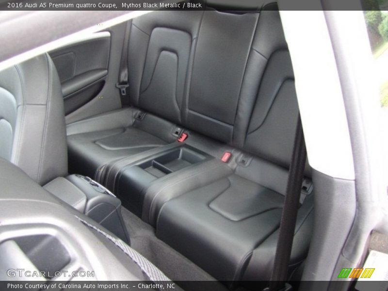 Rear Seat of 2016 A5 Premium quattro Coupe