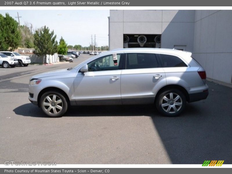 Light Silver Metallic / Limestone Grey 2007 Audi Q7 3.6 Premium quattro