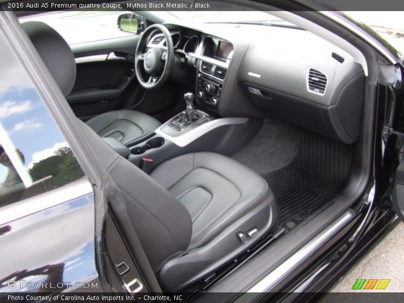 Mythos Black Metallic / Black 2016 Audi A5 Premium quattro Coupe