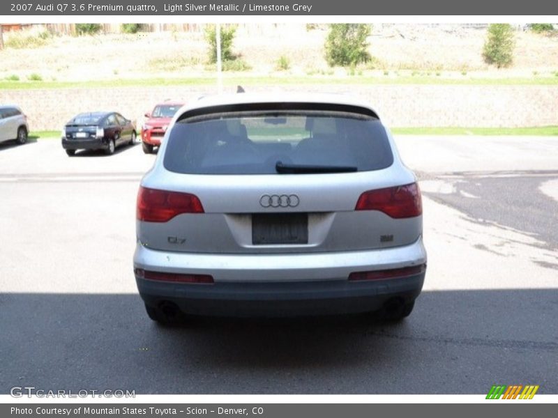 Light Silver Metallic / Limestone Grey 2007 Audi Q7 3.6 Premium quattro