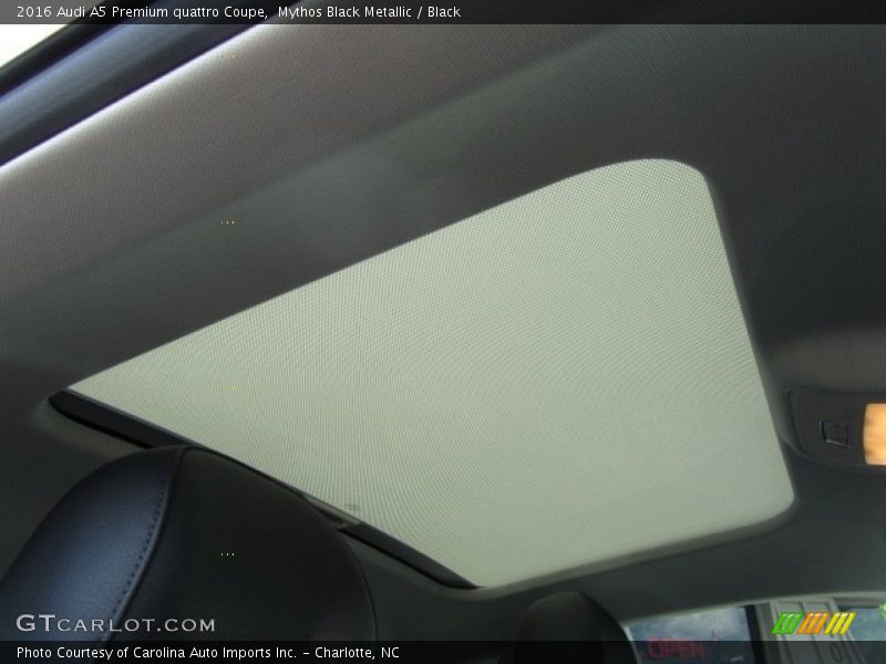 Mythos Black Metallic / Black 2016 Audi A5 Premium quattro Coupe