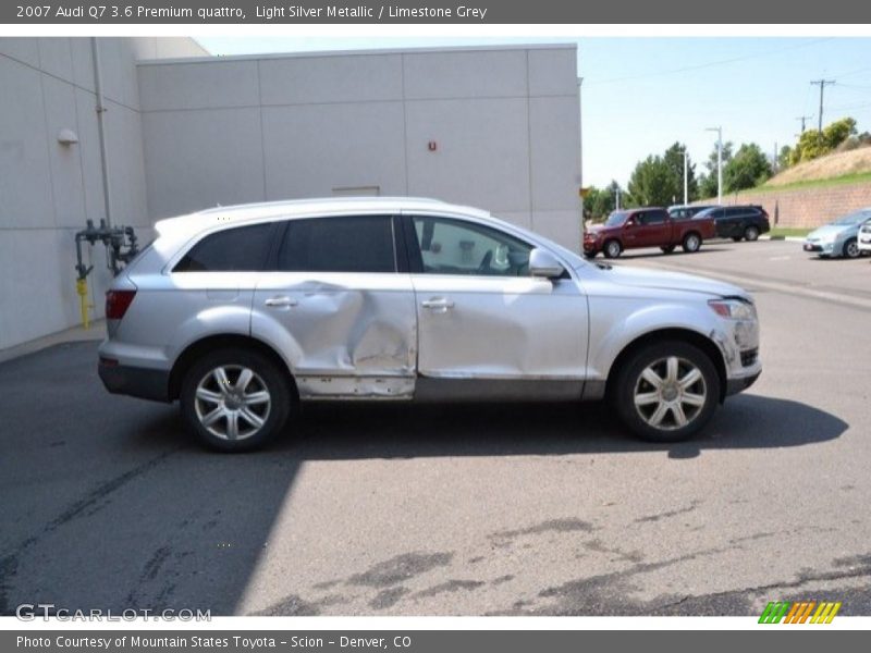 Light Silver Metallic / Limestone Grey 2007 Audi Q7 3.6 Premium quattro