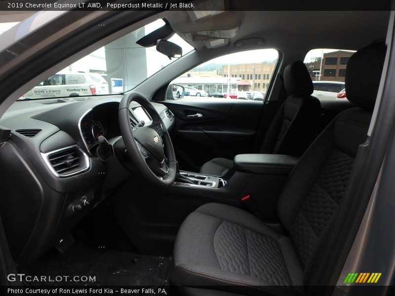 Pepperdust Metallic / Jet Black 2019 Chevrolet Equinox LT AWD