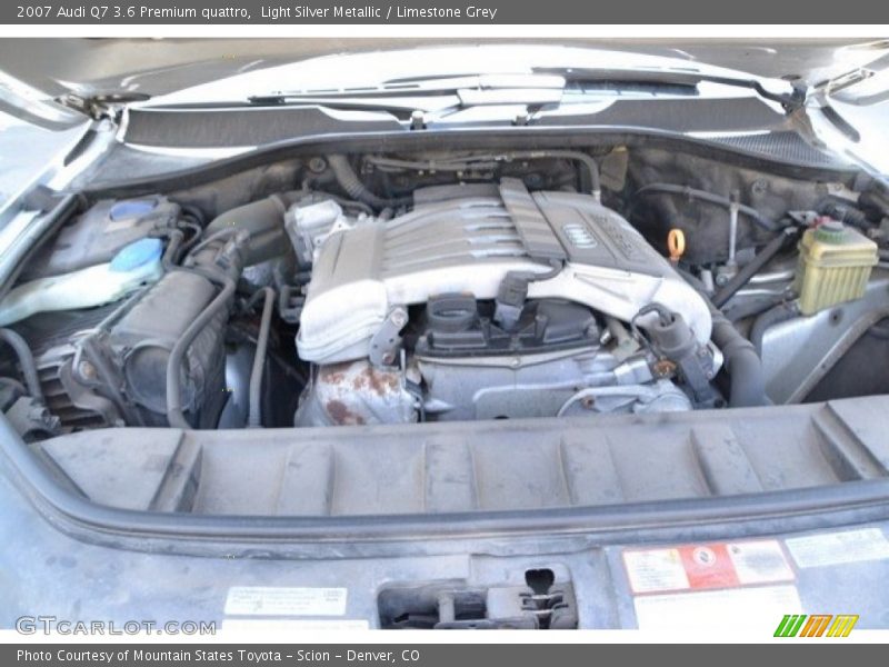 Light Silver Metallic / Limestone Grey 2007 Audi Q7 3.6 Premium quattro