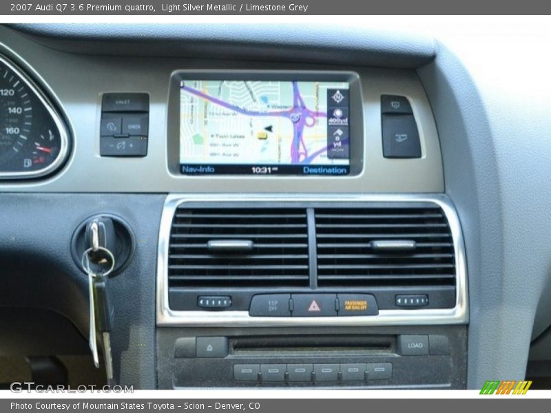 Light Silver Metallic / Limestone Grey 2007 Audi Q7 3.6 Premium quattro