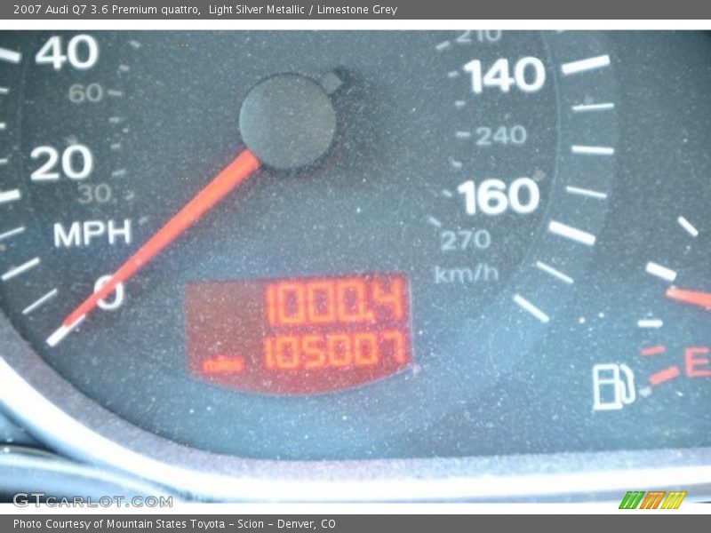 Light Silver Metallic / Limestone Grey 2007 Audi Q7 3.6 Premium quattro