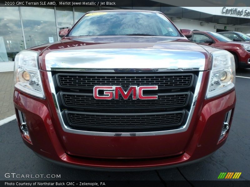 Merlot Jewel Metallic / Jet Black 2010 GMC Terrain SLE AWD