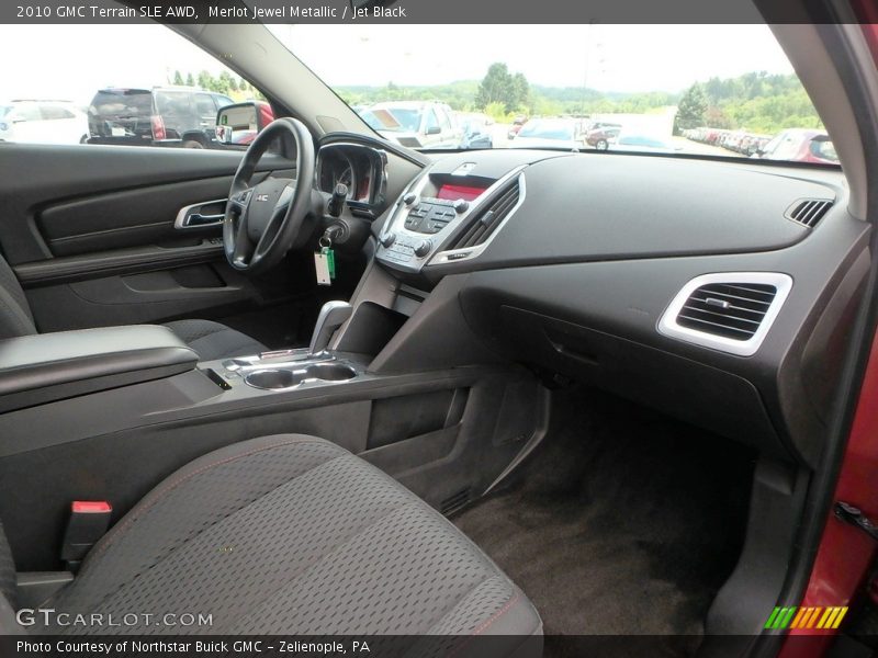 Merlot Jewel Metallic / Jet Black 2010 GMC Terrain SLE AWD