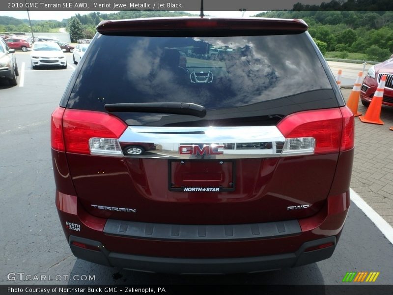 Merlot Jewel Metallic / Jet Black 2010 GMC Terrain SLE AWD