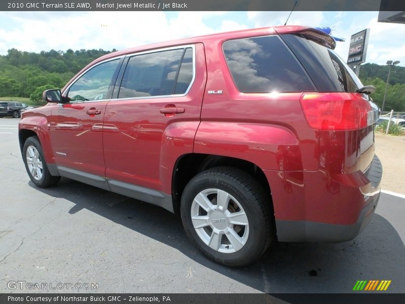 Merlot Jewel Metallic / Jet Black 2010 GMC Terrain SLE AWD