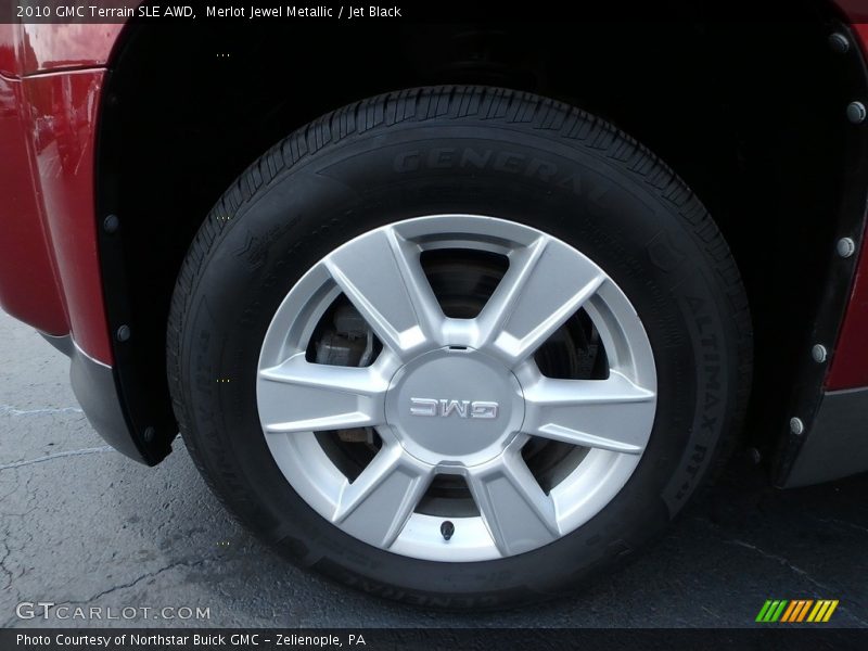 Merlot Jewel Metallic / Jet Black 2010 GMC Terrain SLE AWD