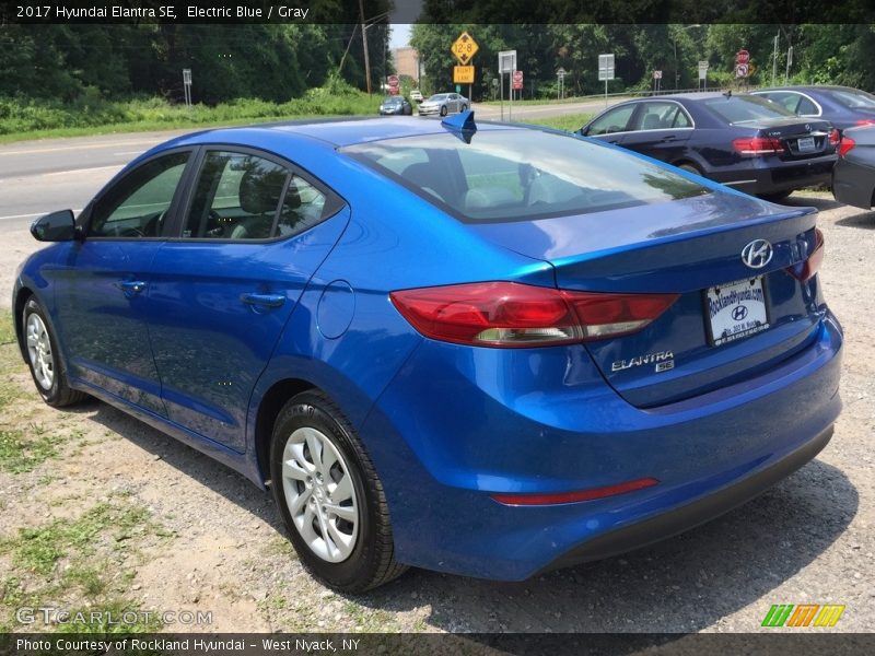 Electric Blue / Gray 2017 Hyundai Elantra SE