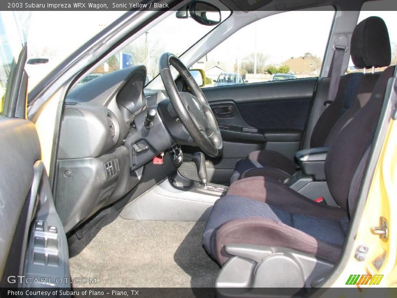  2003 Impreza WRX Wagon Black Interior