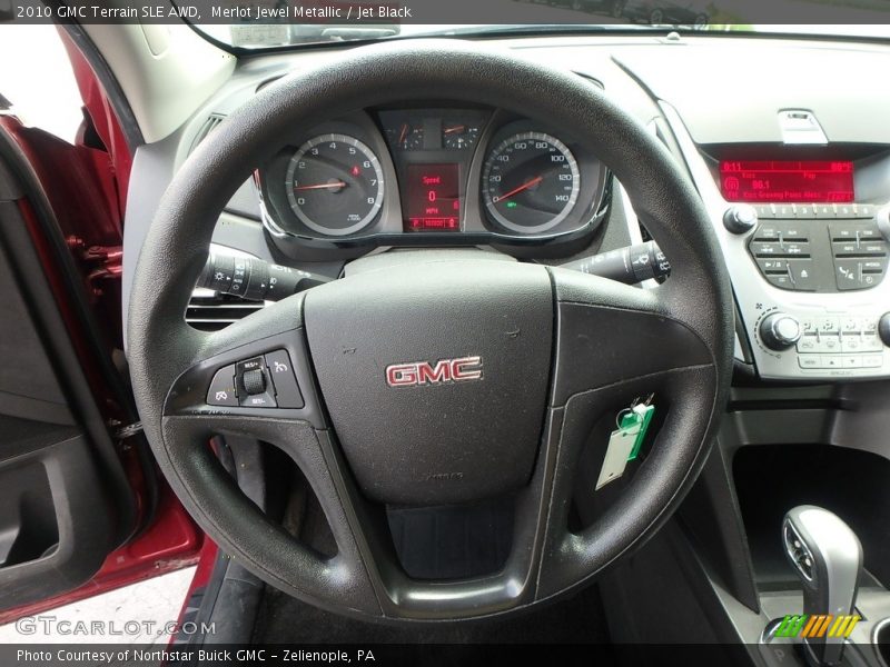 Merlot Jewel Metallic / Jet Black 2010 GMC Terrain SLE AWD