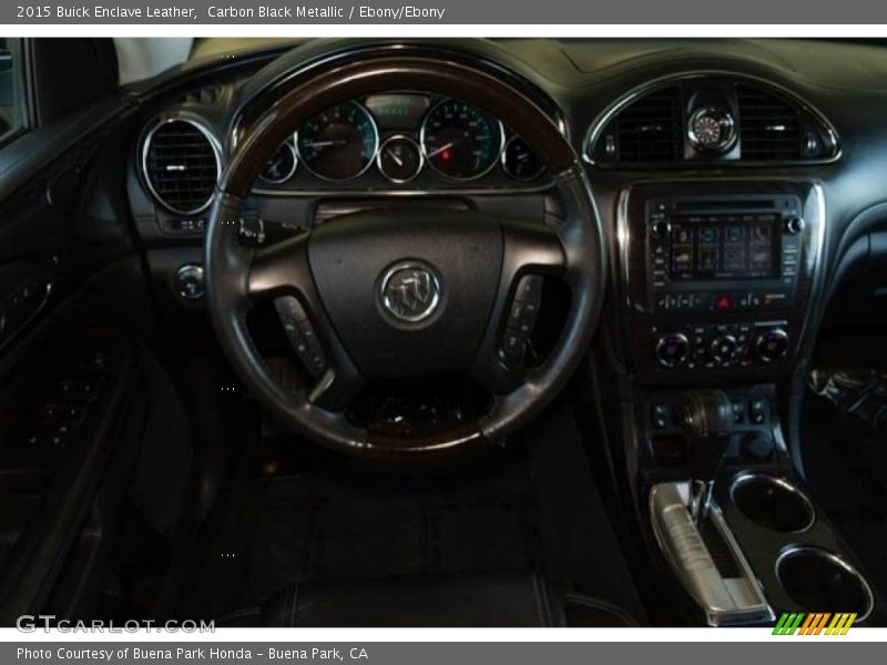 Carbon Black Metallic / Ebony/Ebony 2015 Buick Enclave Leather