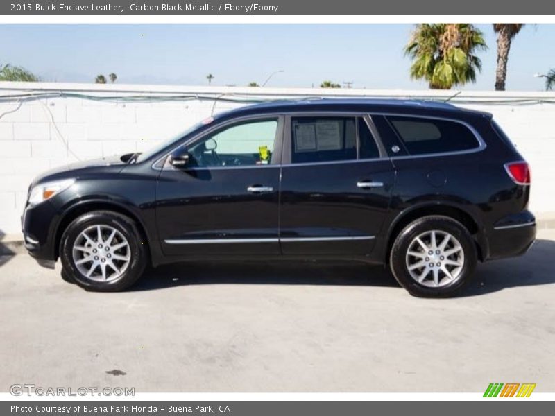 Carbon Black Metallic / Ebony/Ebony 2015 Buick Enclave Leather