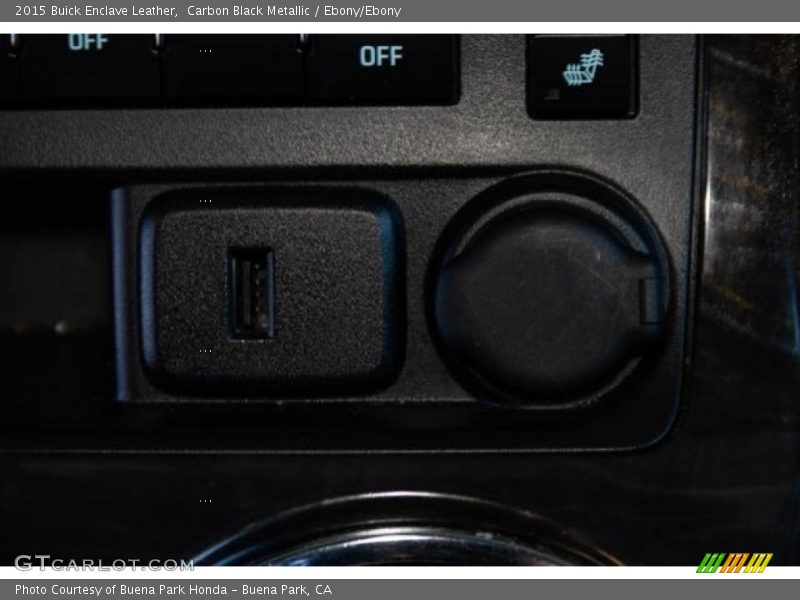 Carbon Black Metallic / Ebony/Ebony 2015 Buick Enclave Leather