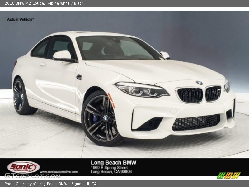 Alpine White / Black 2018 BMW M2 Coupe