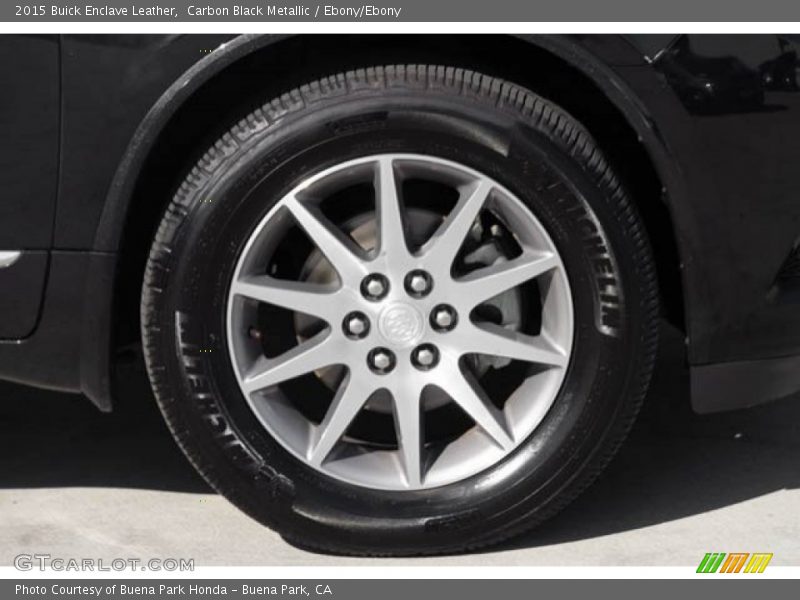 Carbon Black Metallic / Ebony/Ebony 2015 Buick Enclave Leather