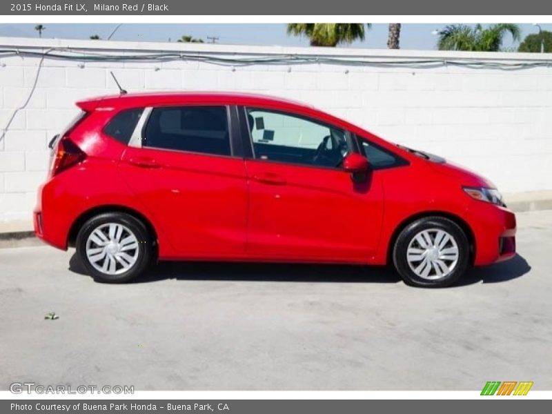 Milano Red / Black 2015 Honda Fit LX