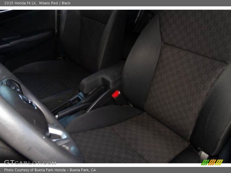 Milano Red / Black 2015 Honda Fit LX