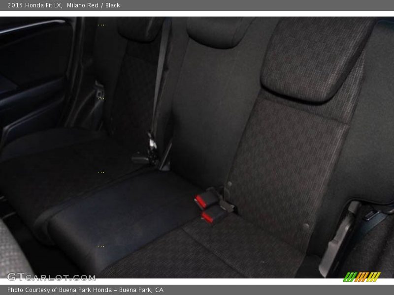 Milano Red / Black 2015 Honda Fit LX